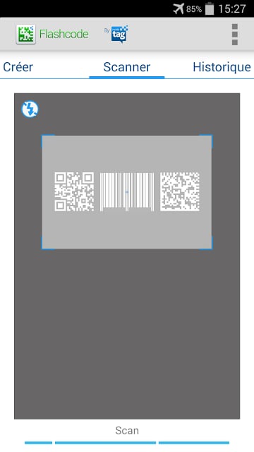 Flashcode (QR, Datamatrix, 1D)截图2