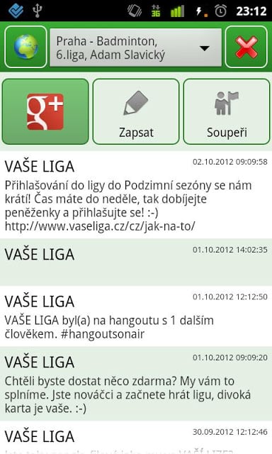 VAŠE LIGA截图1