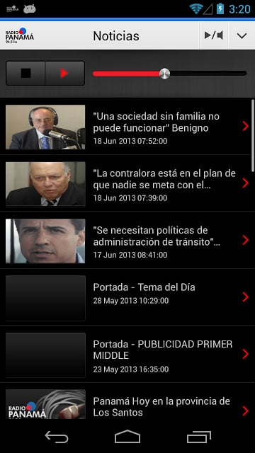 Radio Panam&aacute; para Android截图3