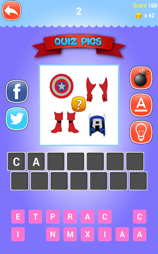 Quiz Pics Superhero截图3