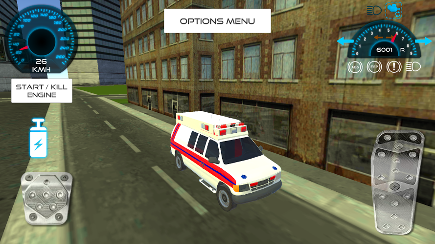 Ambulance Driving Simulation截图3