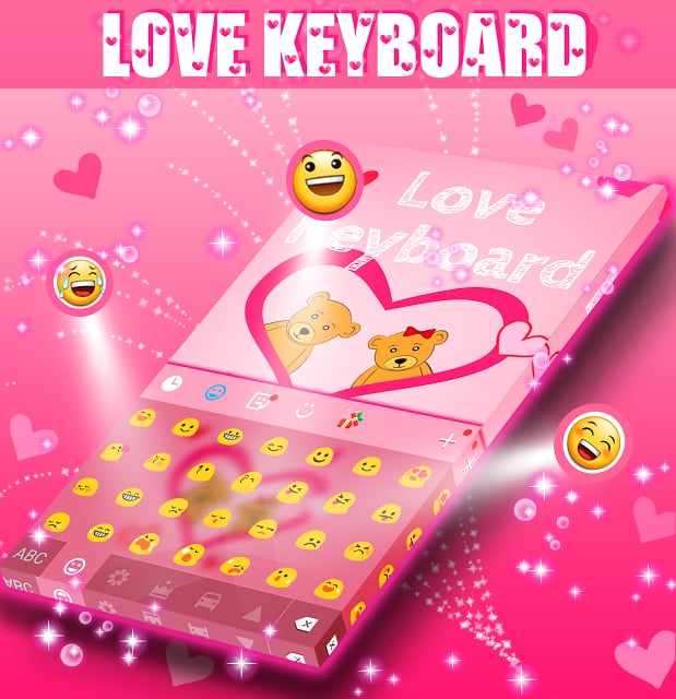 粉色爱心键盘免费截图6