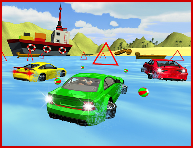 Water Surfing Car Simulator截图2