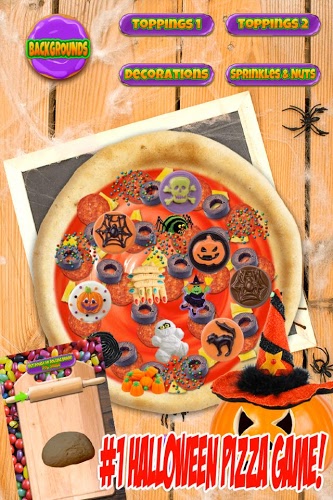 Halloween Candy Pizza Maker截图4