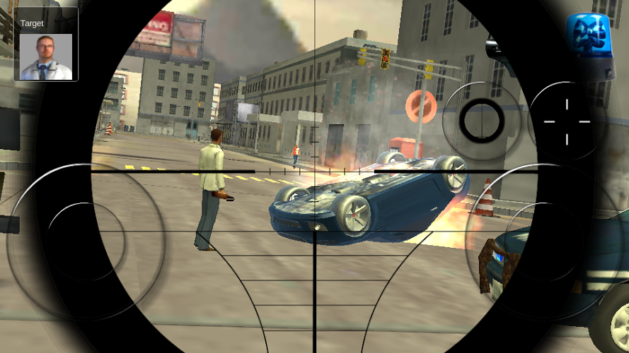 Police Car Sniper截图5