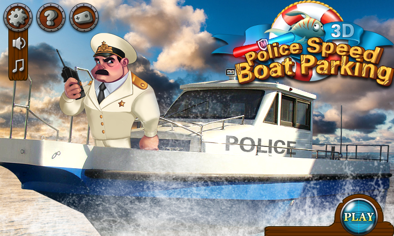 Boat Parking Police 3D截图1