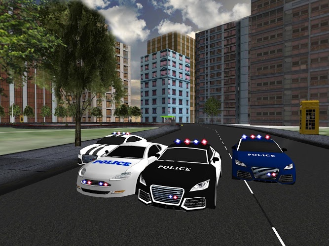 3D警车赛车手截图2