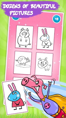 Pepy Pig Painting Coloring截图1