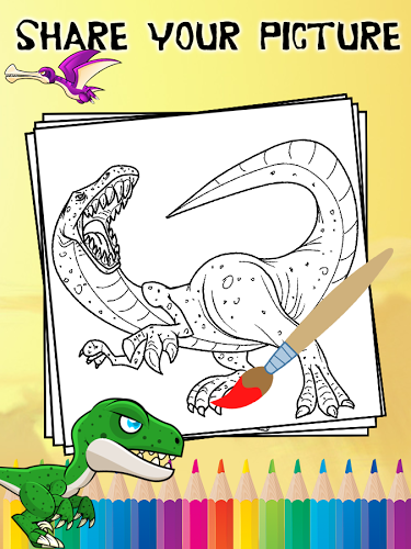 Dinosaur Coloring for Kids截图3