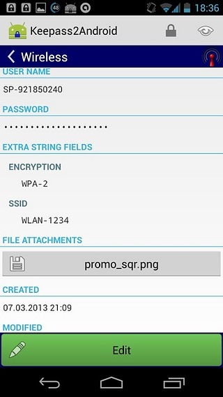 Keepass2Android截图2