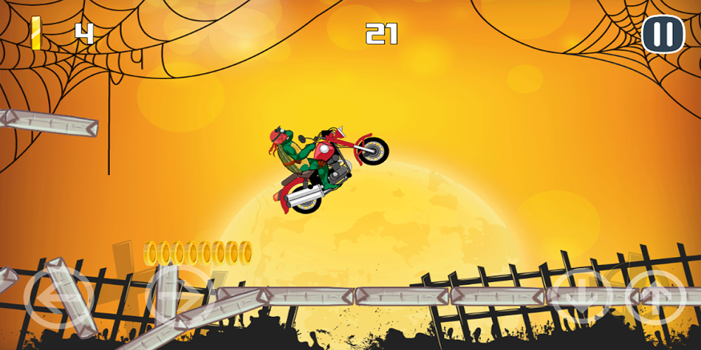 Turtle Motobike Ninja Adventur截图4