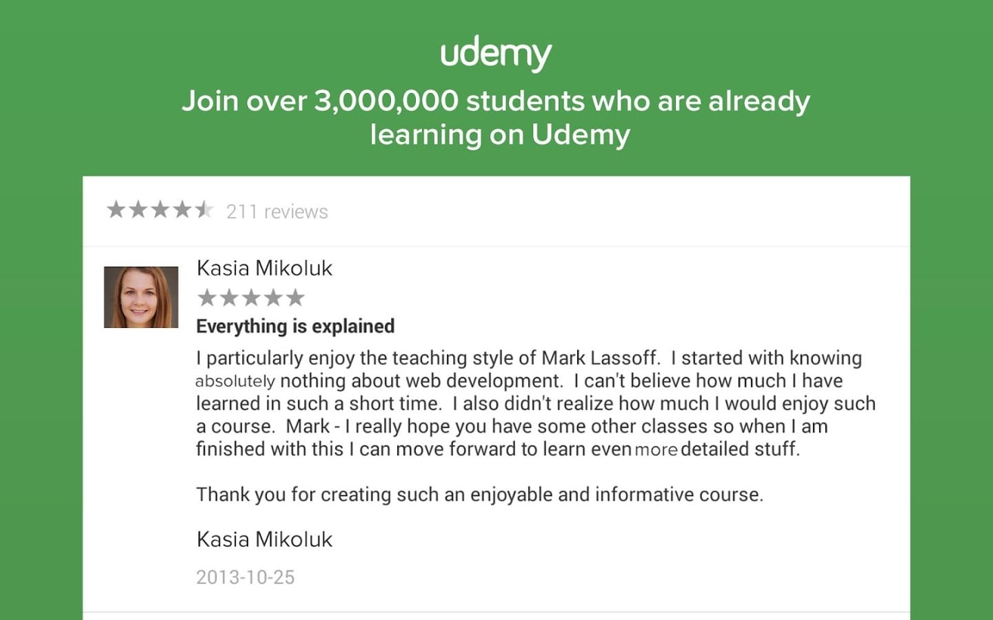 在线课程Udemy截图3