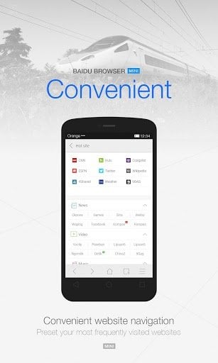 Baidu Mini 浏览器截图3