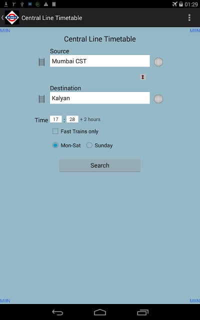 Mumbai Local Train Timetable截图11