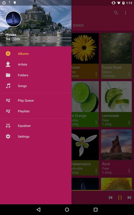 脉冲音乐播放器:Pulsar Music Player Pro截图1