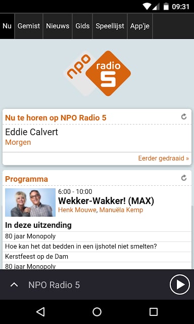 NPO Radio 5截图2