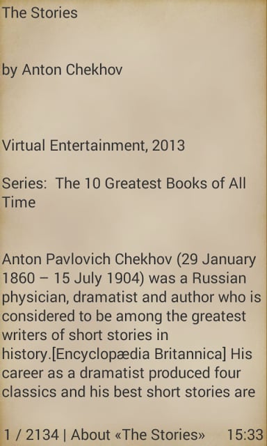 The Stories by Anton Chekhov截图2