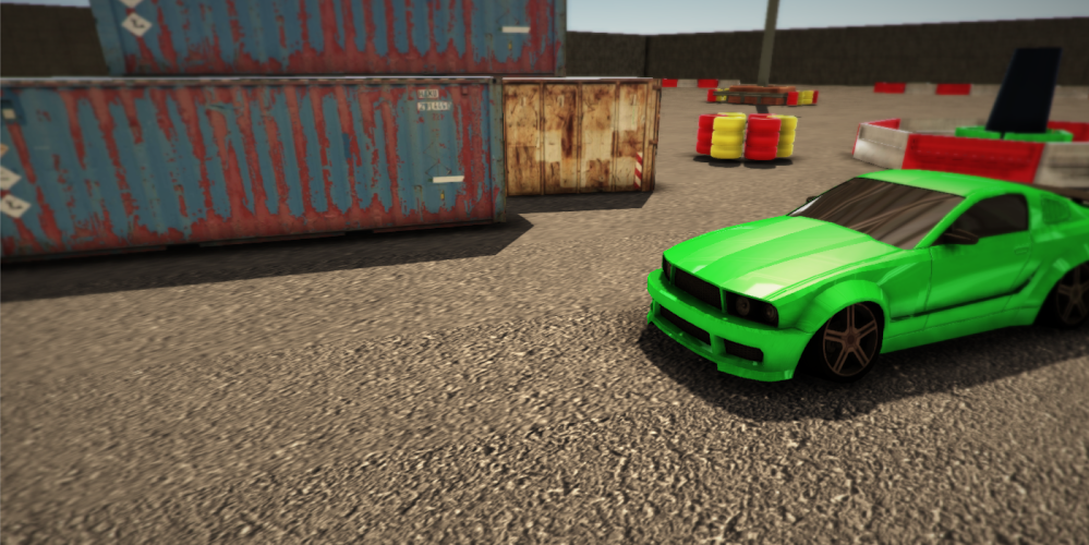 Old Car Drift 3D截图2