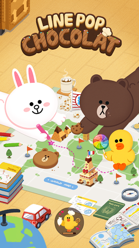 LINE POP甜点地图截图1