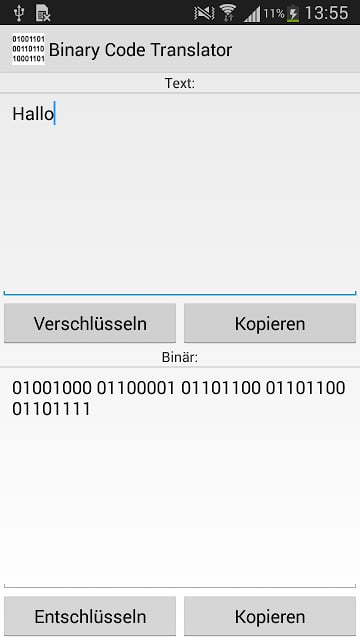 Binary Code Translator截图2