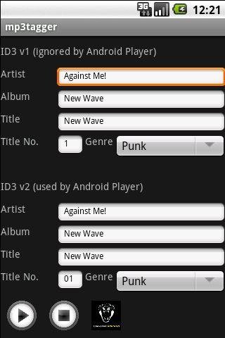 mp3tagger 歌曲MP3信息编辑截图3