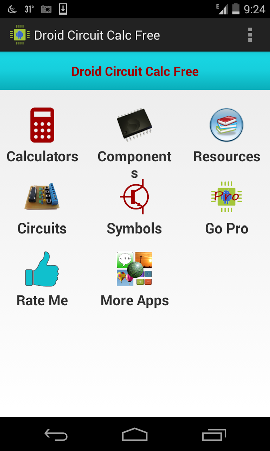 Droid Circuit Calc Free截图1