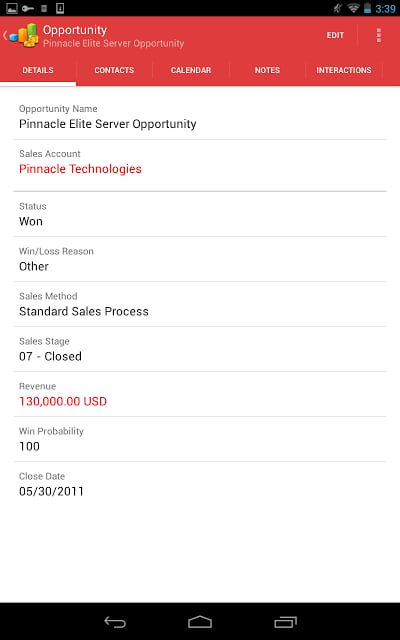 Oracle Sales Cloud Mobile截图6