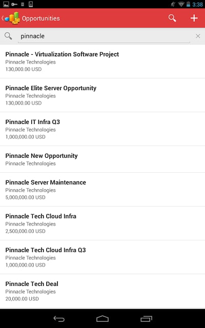 Oracle Sales Cloud Mobile截图2
