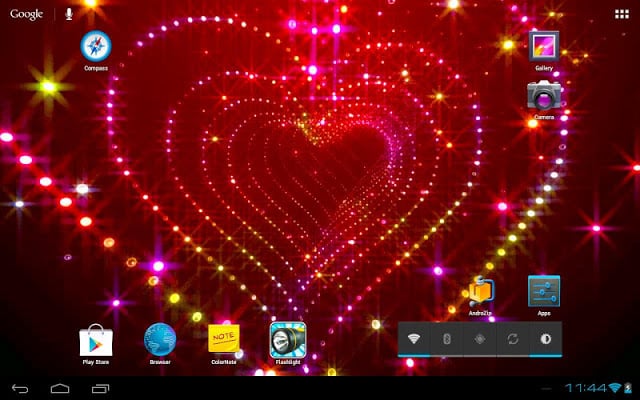 3D Sparkle Glitter Heart Free截图7