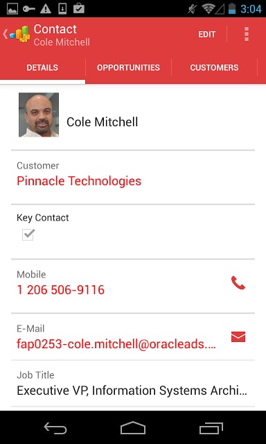 Oracle Sales Cloud Mobile截图8