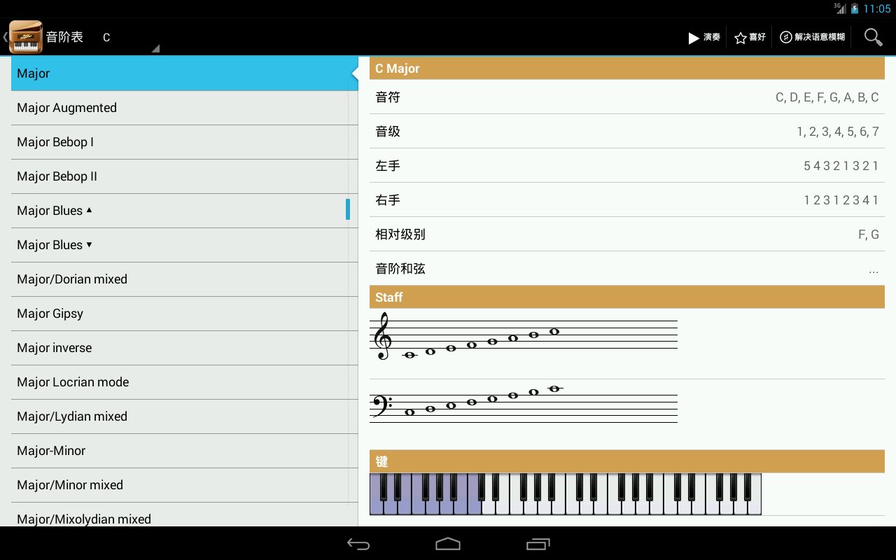 Piano Companion LITE: 钢琴和弦和规模截图10