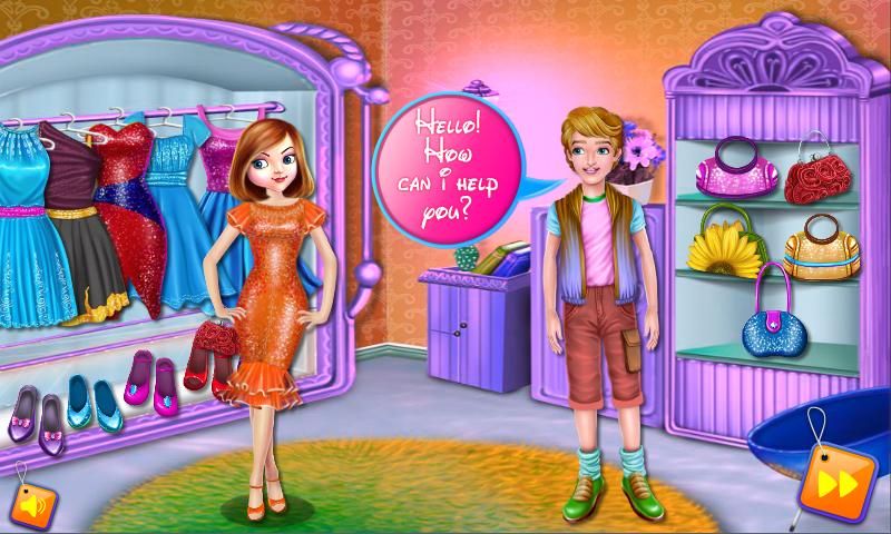 Girl Dress Up Shopping Games截图3