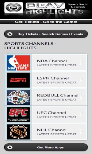 Play Highlights Sports TV APP截图1