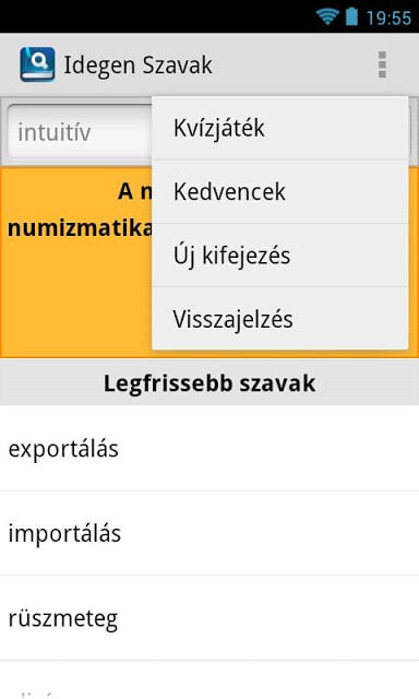 Idegen Szavak Gyűjtem&eacute;nye截图2