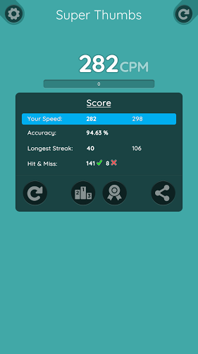 Super Thumbs Typing Game截图2