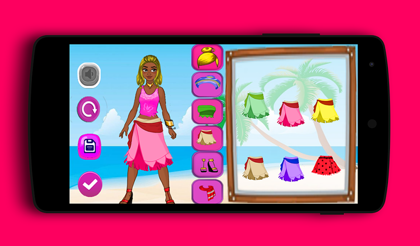 Moana island dress up game截图2