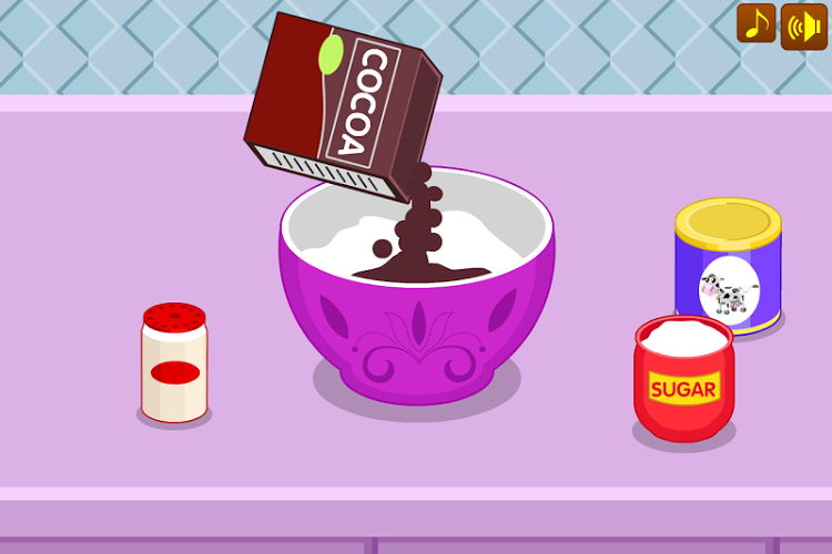 Chocolate royal cake game截图2