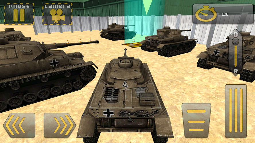 3D Army Tank Parking截图5