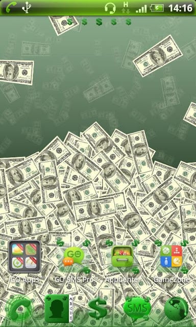 Dollar Theme for GO Launcher截图4