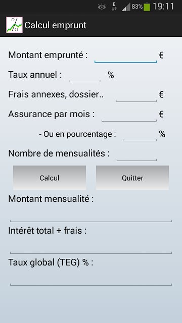 Calculating loan截图2