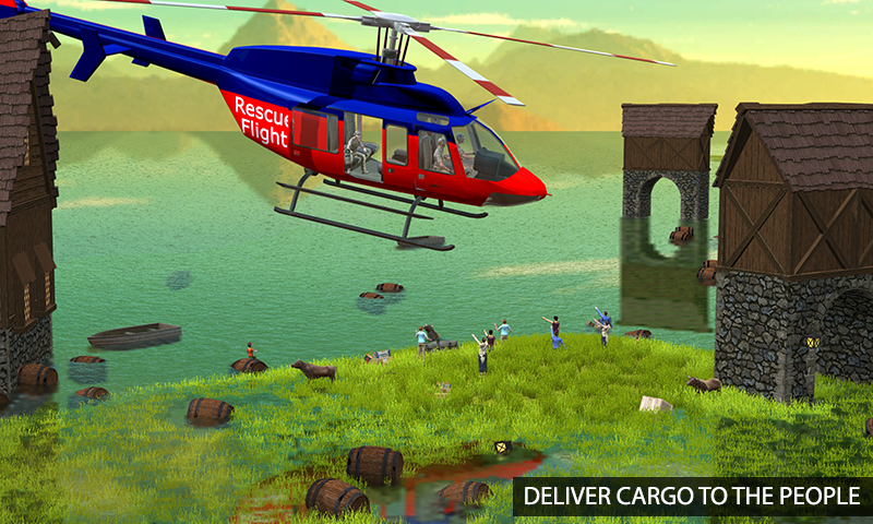 Flying Pilot Helicopter Rescue截图3