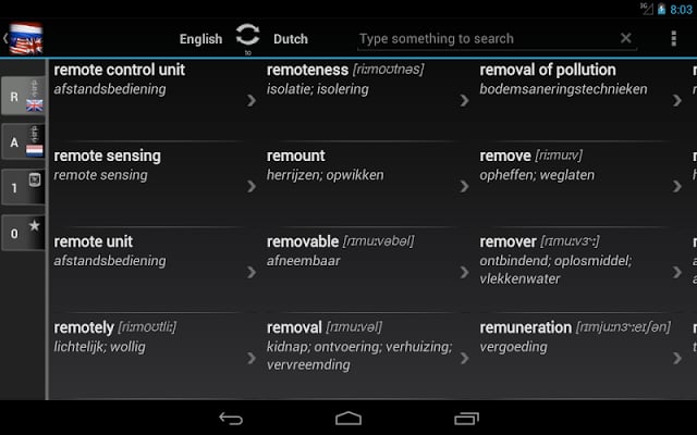 Dictionary Dutch English Free截图1