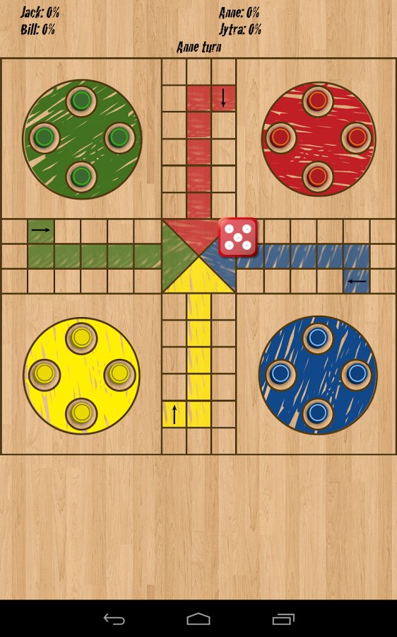 Ludo Classic - Wood Board截图11