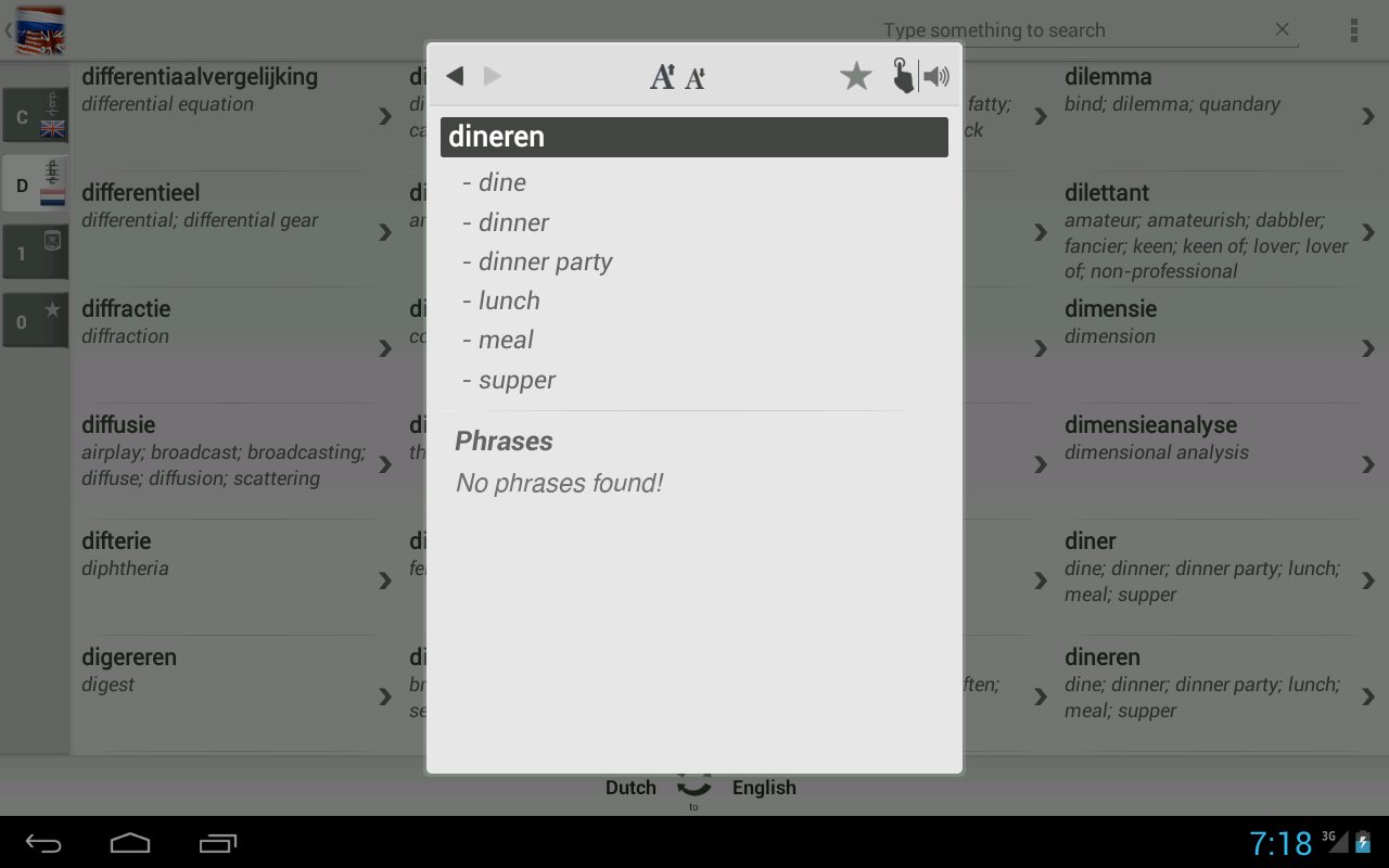 Dictionary Dutch English Free截图11