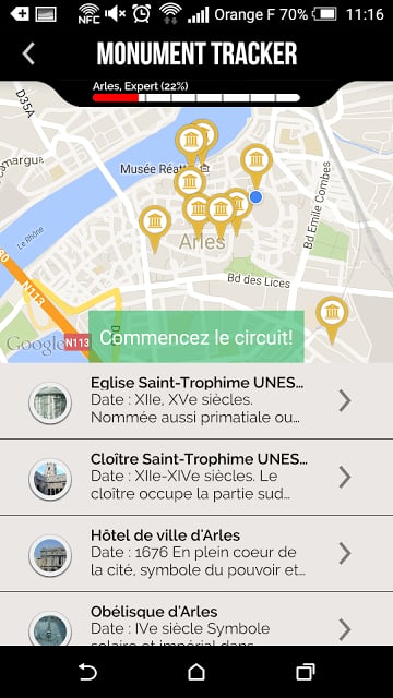 Arles Monument Tracker截图2