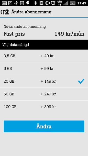 Mitt Tele2截图2