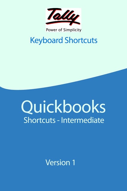 Tally &amp; Quick Books Shortcuts截图2