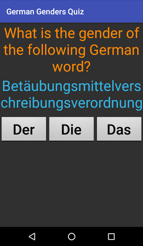 German Genders Quiz截图1