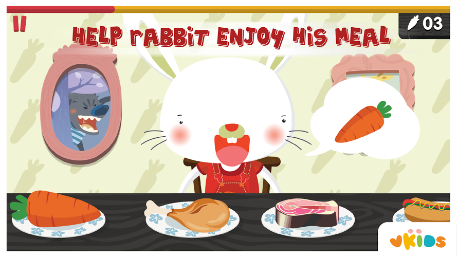 Kids Animal Game - The Rabbit截图2