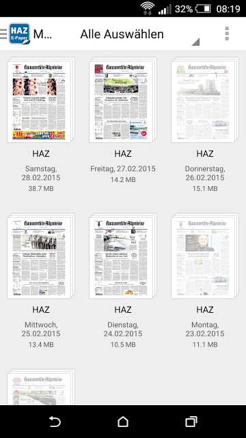 HAZ E-Paper截图3